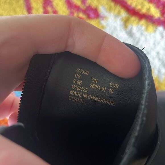 COACH DYLAN BOOTIES SHOES SIZE 9.5 - Picture 10 of 13